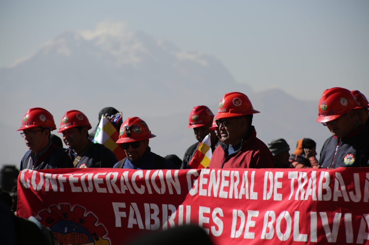 Sectores afines a Arce realizan marcha en La Paz - ASCONTENIDOS
